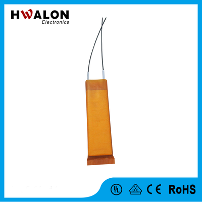 OEM Custom 12V–220V PTC Heating Element 24×6/30×10mm Multiple Sizes 180–220℃ Curie Temp Anti-Break Enamel Wire PTC Heating Sheet for Mini Beauty Heating Appliances
